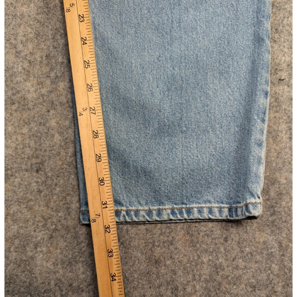 L.L. Bean Jeans 32x32 Men's VTG Blue Straight Leg Regular Fit Light Wash Cotton - Picture 6 of 8